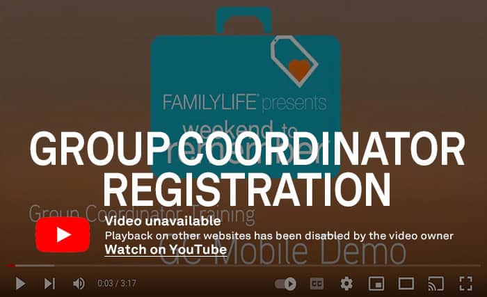 Become a Volunteer - Group Coordinator Registration - Video #1